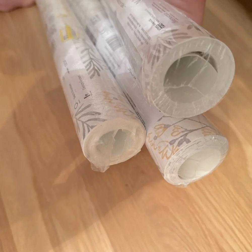 1 Roll NuWallpaper Yellow Wethersfield Peel and Stick Wallpaper